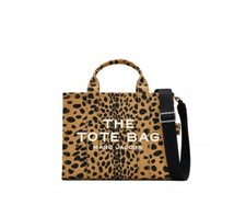 Marc Jacobs borsa in tela stampa leopardata, The Medium Tote Leopard