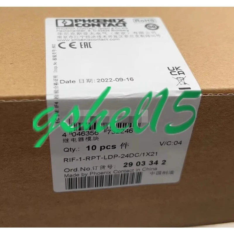 10PCS/Box NEW Phoenix RIF-1-RPT-LDP-24DC/1X21 2903342 Relay module #HJ - Image 3 of 4