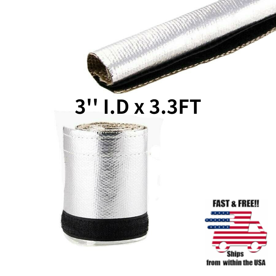 Alioncar Heat Shroud Aluminized Sleeving Heat Shield Fuel Line Wire Heat Sleeve For Ultimate 1009992 - Foto 6