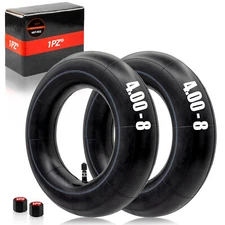 2pcs 4.80/4.00-8" Replacement Tire Inner Tube with Straight Valve Stem For ATVs