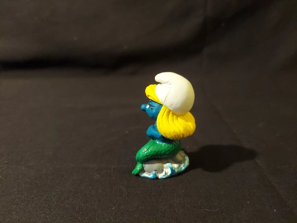 Los Pitufos 20142 Sirena Pitufo Rara Figura De Colección PVC Juguete Años 80 Estatuilla HK Foto 3 de 4