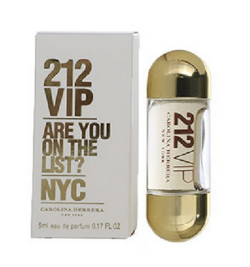 212 VIP by CAROLINA HERRERA Women EDP 5ml-0.17oz Splash