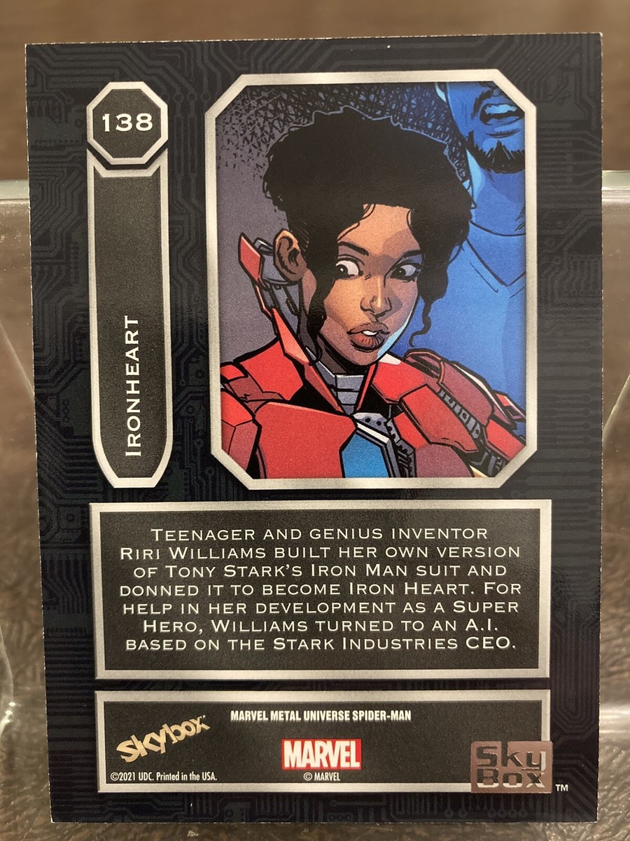 2021 Skybox Marvel Metal Universe Ironheart #138 Yellow FX 2021 Skybox Marvel Metal Universe Ironheart #138 Yellow FX