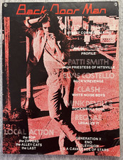 BACK DOOR MAN Magazine July August 1978 Clash, Patti Smith, Mink DeVille Foldout