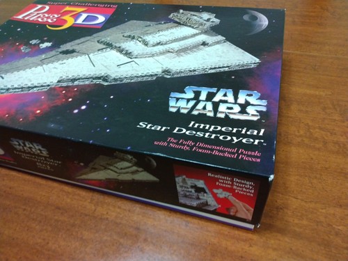 Star Wars Imperial Star Destroyer 1996 Puzz 3D Puzzle 823 Pieces - Picture 9 of 12