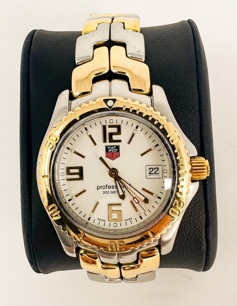 Tag Heuer Link Quartz Two-Tone 18kt Gold Stainless Steel Tag Heuer Link Quartz Two-Tone 18kt Gold Stainless Steel