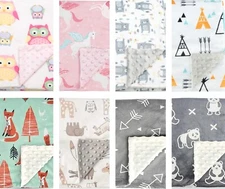 Baby Blanket Soft with Double Layer Dotted Backing Ultra Soft and Kids Blanket