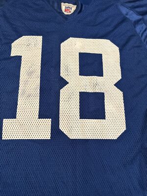 Vintage Peyton Manning Indianapolis Colts Reebok NFL Football