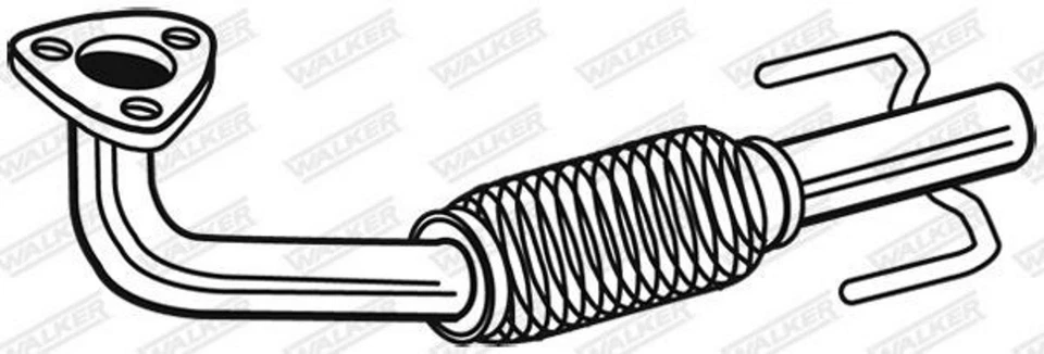 WALKER Abgasrohr Auspuffrohr für OPEL Vectra C Limousine (Z02) Vectra C CC (Z02) - Bild 2 von 4