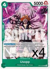 4X One Piece Card Game Usopp OP14-022 Uncommon NM Presale