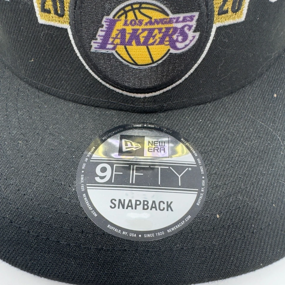 LA Lakers New Era 2020 NBA Finals Champions 9FIFTY Snapback Championship Cap Hat - Image 3 of 4