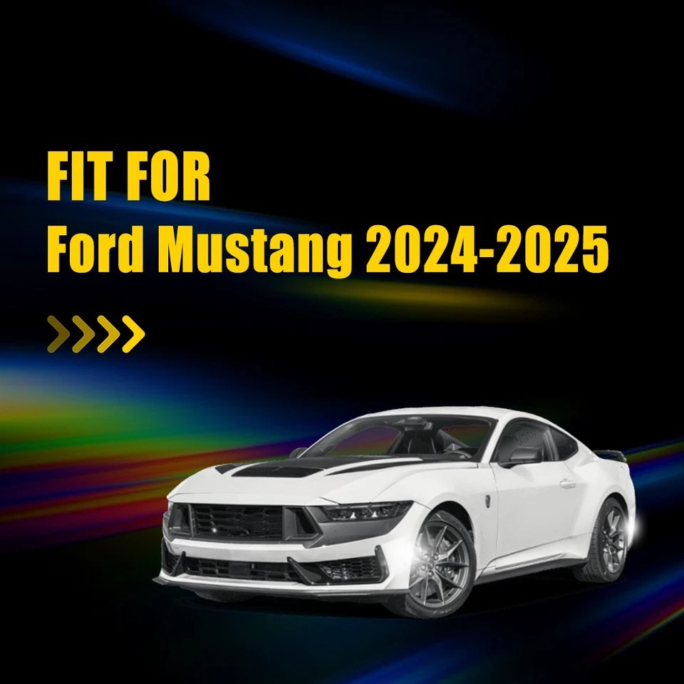 For Ford Mustang 24-25 Clear Lens White LED Front Rear Side Marker Light 2-10X - Image 2 of 4