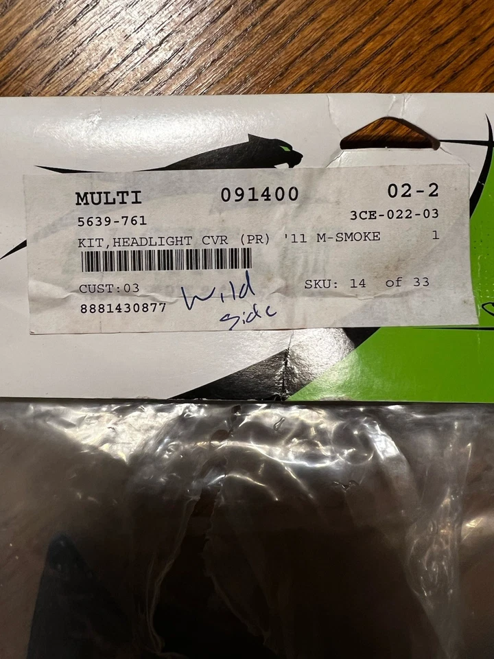 Arctic Cat, SMOKED HEADLIGHT COVER 5639-761, 03-11 FIRECAT M SERIES CROSSFIRE F7 - Image 4 of 4