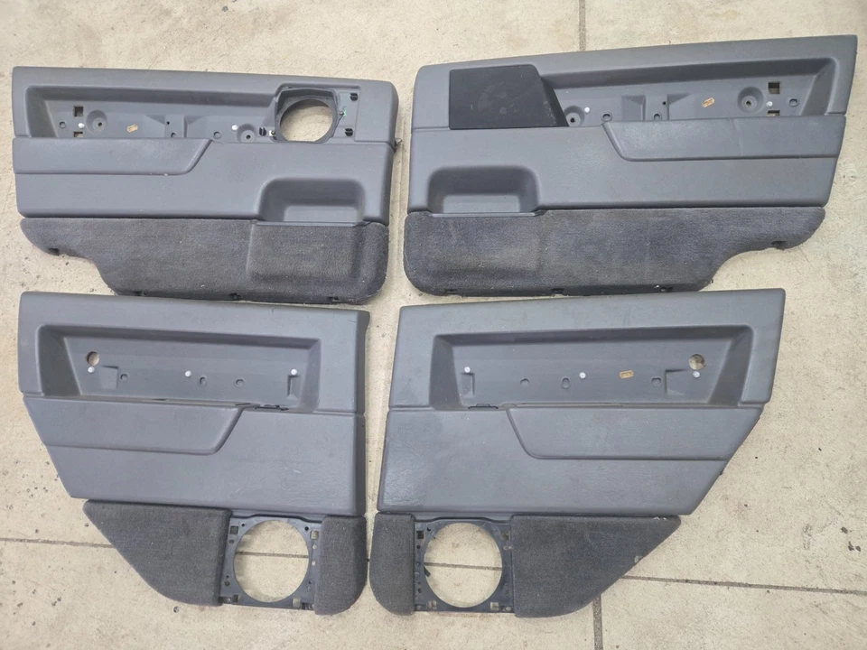 PANELES DE PUERTA VOLVO 850 gris juego 4 tarjetas interiores panel embellecedor delantero trasero 93-97 OEM Foto 2 de 4
