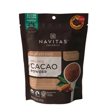 Navitas Organics — Organic Cacao Powder, Unsweetened, 8 Oz