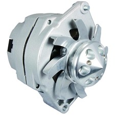 New Alternator 100 Amp Self Exciting 1 Wire Billet Style Low Cut In Hot Rod New Alternator 100 Amp Self Exciting 1 Wire Billet Style Low Cut In Hot Rod