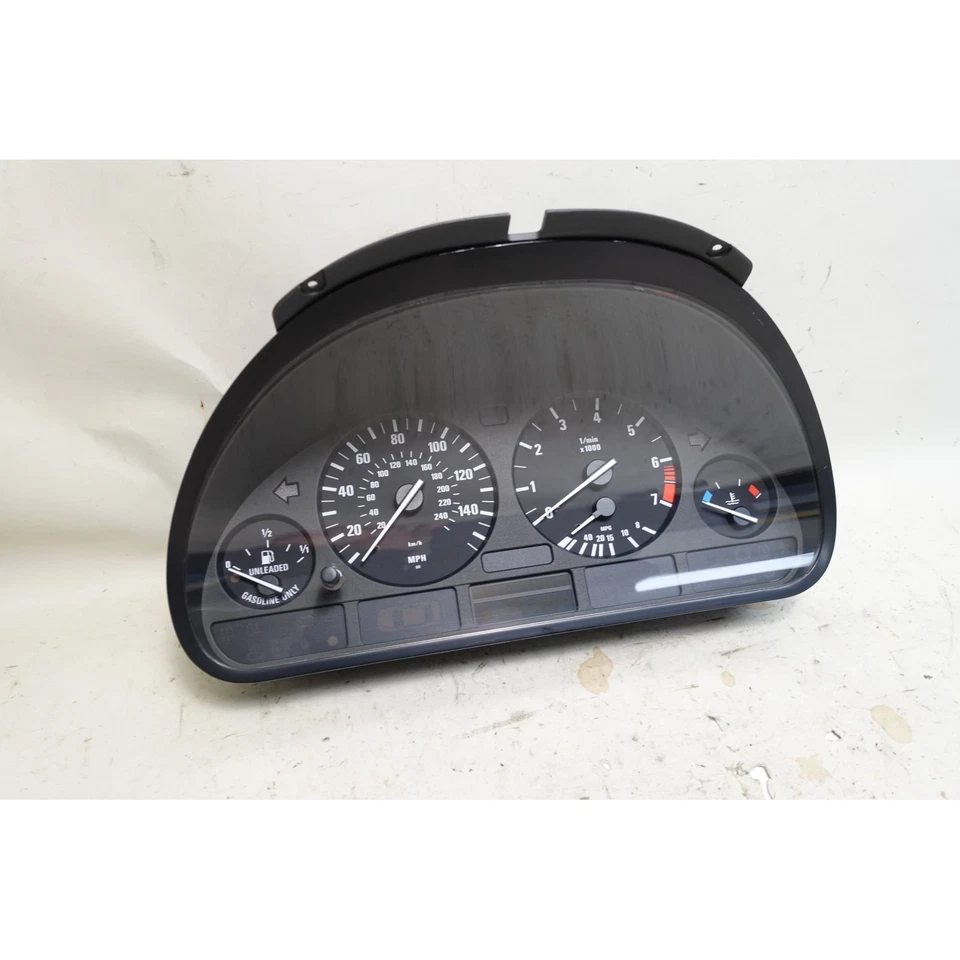 Оригинальная приборная панель для BMW E39 5-Series 97–03 годов выпуска Speedo Low-OBC 177k - Изображение 2 из 4