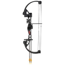 Bear Brave Bow Set Black 13.5-19 in. 15-25lbs. RH