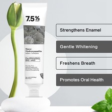 7.5 HAP Hydroxyapatite-Toothpaste Remove Yellow Tooth Stains For Sensitive Teet