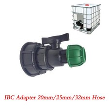 IBC Adapter 25mm Auslaufhahn Regenwassertank Adapter-1000L Wassertank Anschluss