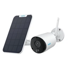 Argus Eco+Solar Panel 2K 5MP Solar Security Camera Outdoor for Home Surveilan...