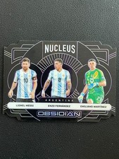 Lionel Messi/Enzo Fernandez/Martinez 2024-25 Panini Obsidian Nucleus /49 #11