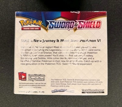 Pokémon TCG Sword And Shield Base Set Booster Box Factory Sealed Authentic 