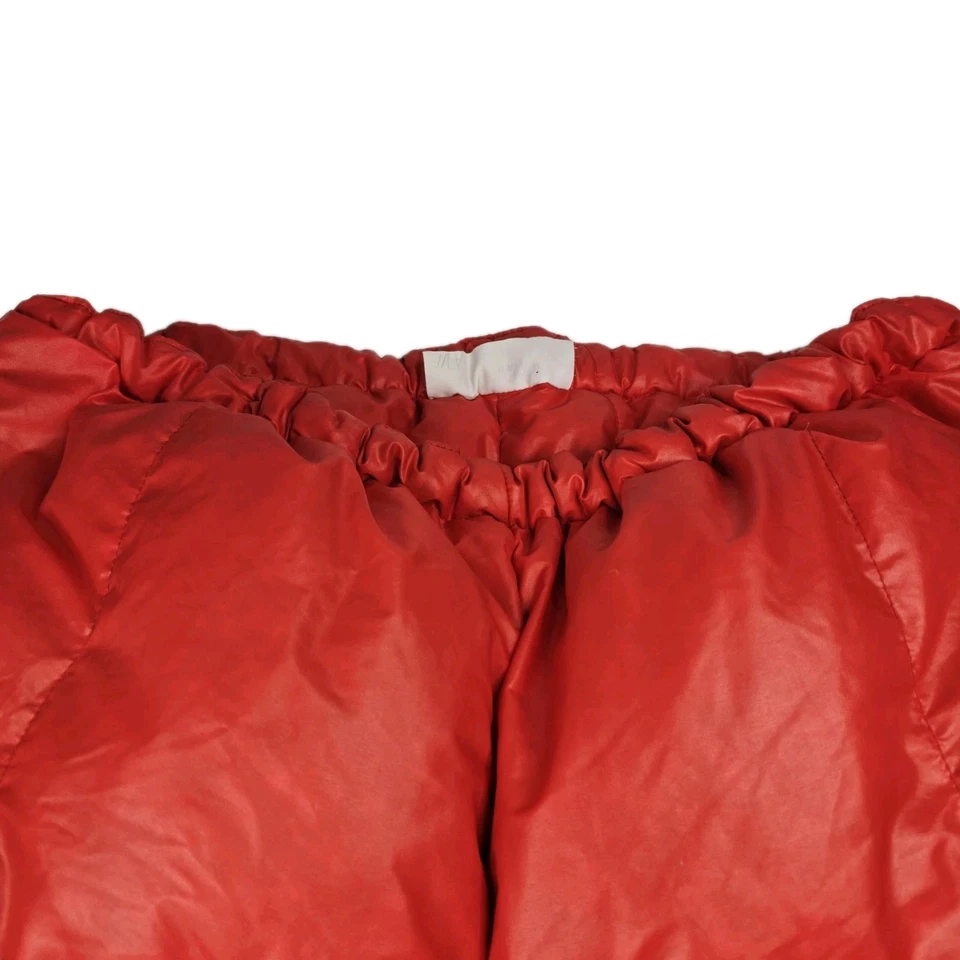 RARO MONCLER 1950s/60s Lionel Terray Rojo Plumón Aislado Esquí Nieve Pantalones Pantalones Foto 2 de 4