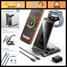 3-in-1 Wireless Charging Station for iPhone, Apple Watch  AirPods - Fast Charge