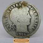 1914 Barber Silver Dime, 90% Silver - #C51468NQ