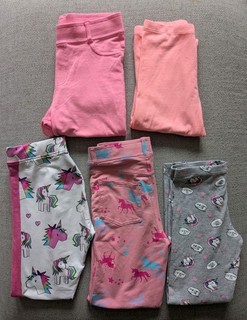 Girls Trousers Leggings Bundle Unicorn Age 10