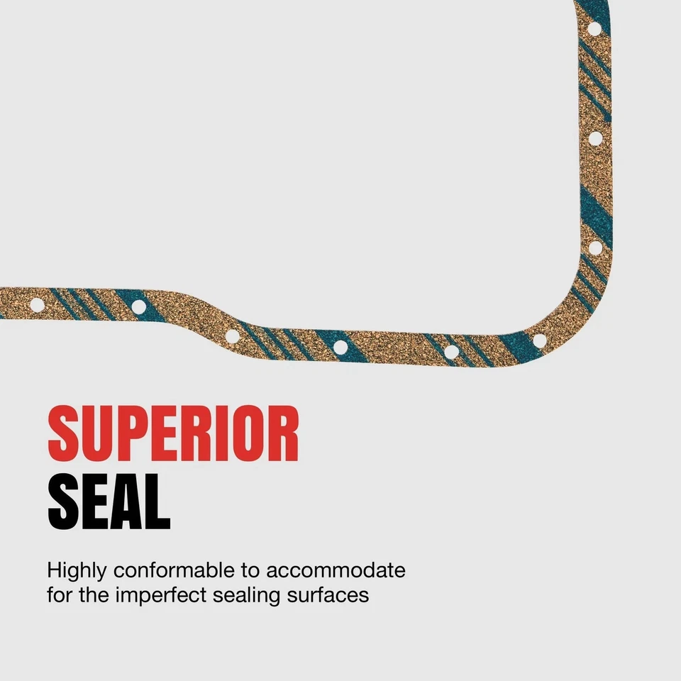 Juego de juntas de cárter de aceite de motor Fel-Pro OS 30804 para VW Jetta Passat 07K103600A Foto 3 de 3