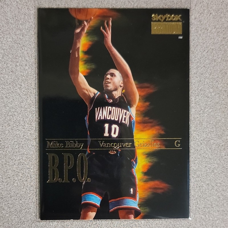 SkyBox Premium 1998-99 B.P.O. Mike Bibby Vancouver Grizzlies #6 of 15 BPO