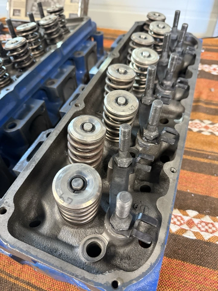 FORD MACH ONE 351C 4V Cylinder Heads Quench HO Mustang CJ Torino GT Cyclone 1970 - Image 2 of 4