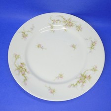 Floral Dinner Plate 9.5" H504 Theodore Haviland Limoges France Antique