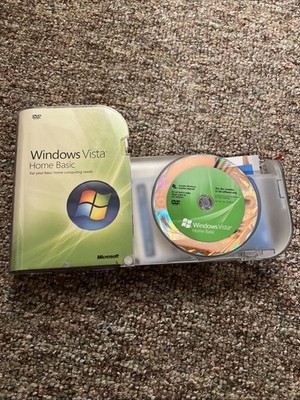 Microsoft Windows Vista Home Basic 32 bit with Key