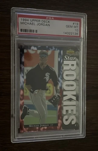 Michael Jordan 1994 Upper Deck Star Rookies #19 PSA 10 GEM MINT RC LOW POP 163