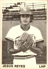 1974 Cedar Rapids Astros TCMA #3 Jesus Reyes - EX Baseball Card