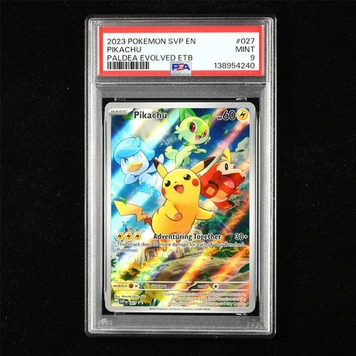 PSA 9 MINT 2023 Pokemon ENG Pikachu G SVP EN 027 Promo