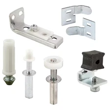 Bi-Fold Door Repair Kit, Fits 7/16 In. Dia Hole, 7/8 In. outside Diameter Wheel,