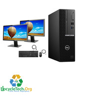 Dell Optiplex 7090 SFF Dual Desktop Set: Intel I7-10700 16Gb Ram 2TB SSD