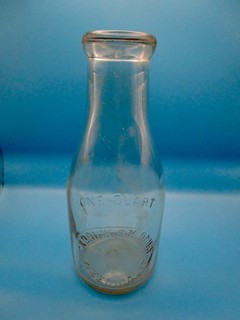 Vintage Carrick O.K. Weed California Dairy Bottle 1 Quart