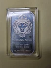 Scottsdale Mint 1 oz Siver Bar .999 Fine Investment-Grade Bullion with capsule