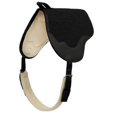 Weaver Leather Weaver Wool Blanket Top Bareback Pad - Black 36280