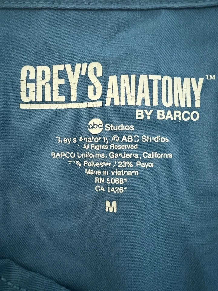 Grey’s Anatomy Scrubs Lot 6 Tops (Small) 6 Pants (Medium) Women's Various Colors - Image 3 of 4