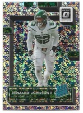 Jermaine Johnson /125 2022 Panini Donruss Optic Silver Circles Rated Rookie