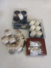 25 Serviettenringe Metall - verschieden