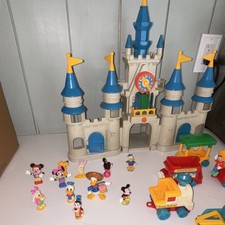 Vtg 1987 Disney Playmates Magic Kingdom Castl...