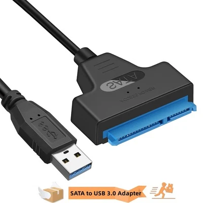 BOSION Cable convertidor adaptador USB 3.0 TO SATA para disco duro externo HDD SSD de 2,5"