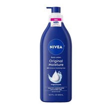 NIVEA Original Moisture Body Lotion with Vitamin E, Body Lotion for Dry Skin, 16